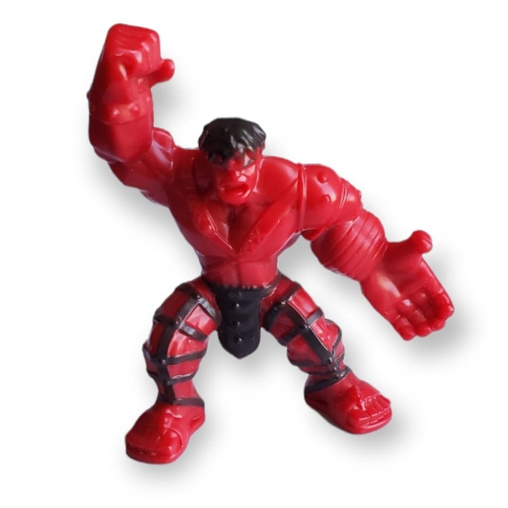 Marvel 500 Micro Series 3 Incredible HULK Marvel Superhero Red Figure RARE